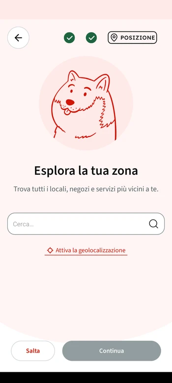 Installazione app Edenred - gestione del consenso informato